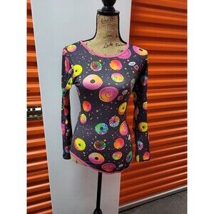 Littles Labratory Glazed Galaxy Body Suit NWOT Size XS